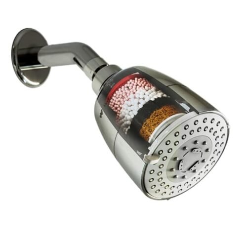 WaterScience CLEO Shower Filter for Hard Water – Multi Flow | Water Softener for bathroom | Shower Head Hard Water Filter | For Borewell / Tanker Water – CLEO SFM 419